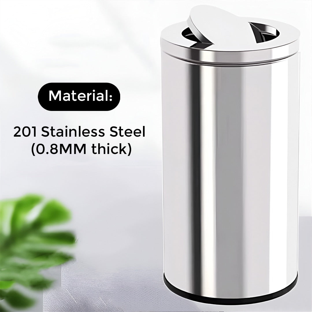 Stainless Steel Coated Swing Bin (50LT) - Hygiene System - Made in China