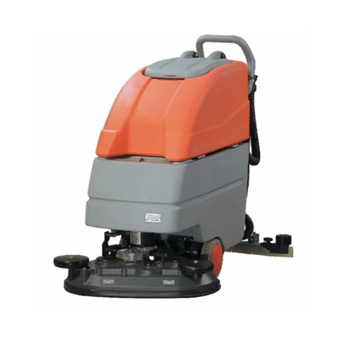 B 6060 Battery Operated Walk Behind Scrubber Drier - Roots - Made in India-RTSB6060XSCRUBBER-Daitona General Trading LLC