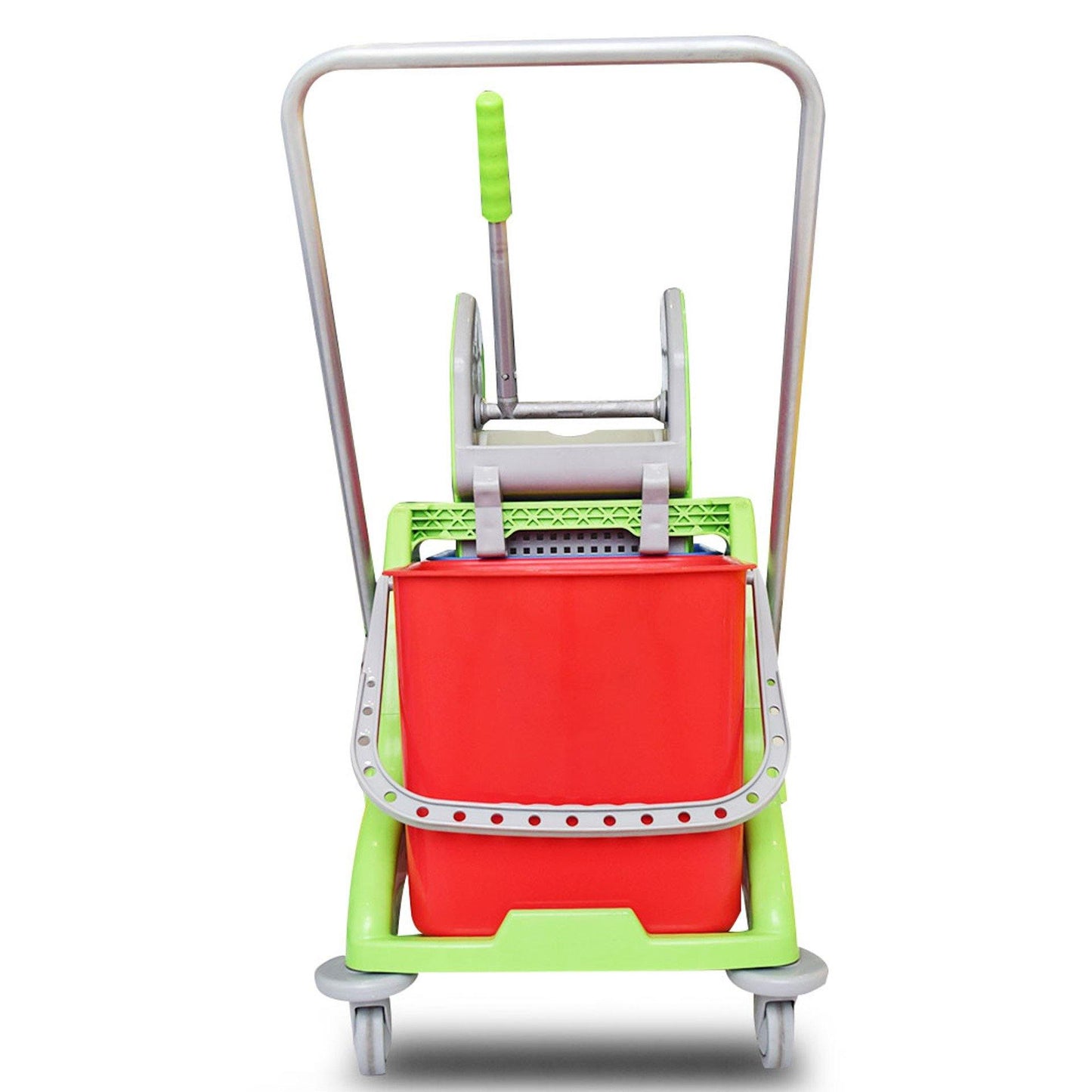 Double Mop Bucket Trolley Down Press 46LT (Green) - Nozomi - Made in Malaysia-Daitona General Trading LLC