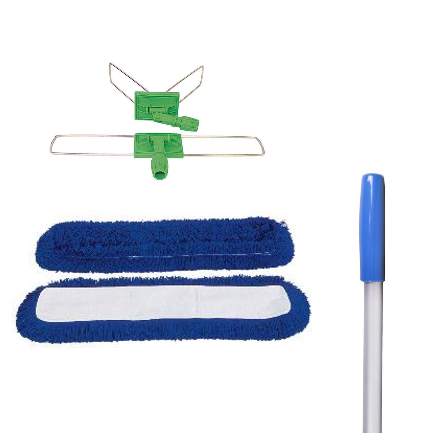 Dust Mop Set 60CM With Aluminium Handle - Hygiene System-Daitona General Trading LLC