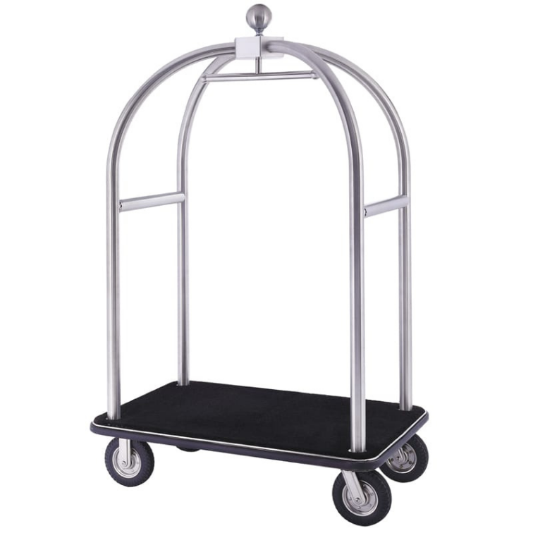 Hotel Luggage Trolley (Bell Model) Loading Capacity 400Kg Hygiene