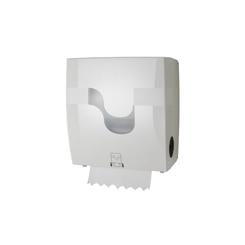 Megamini Formatic Manual Hand Towel Roll Dispenser (White) Celtex - Italy-CX92680-Daitona General Trading LLC