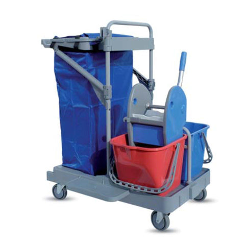 Polypropylene Multipurpose Cleaning/Service Trolley - IPC RS - Made in Italy-RSACE15 + RSANTA140-Daitona General Trading LLC