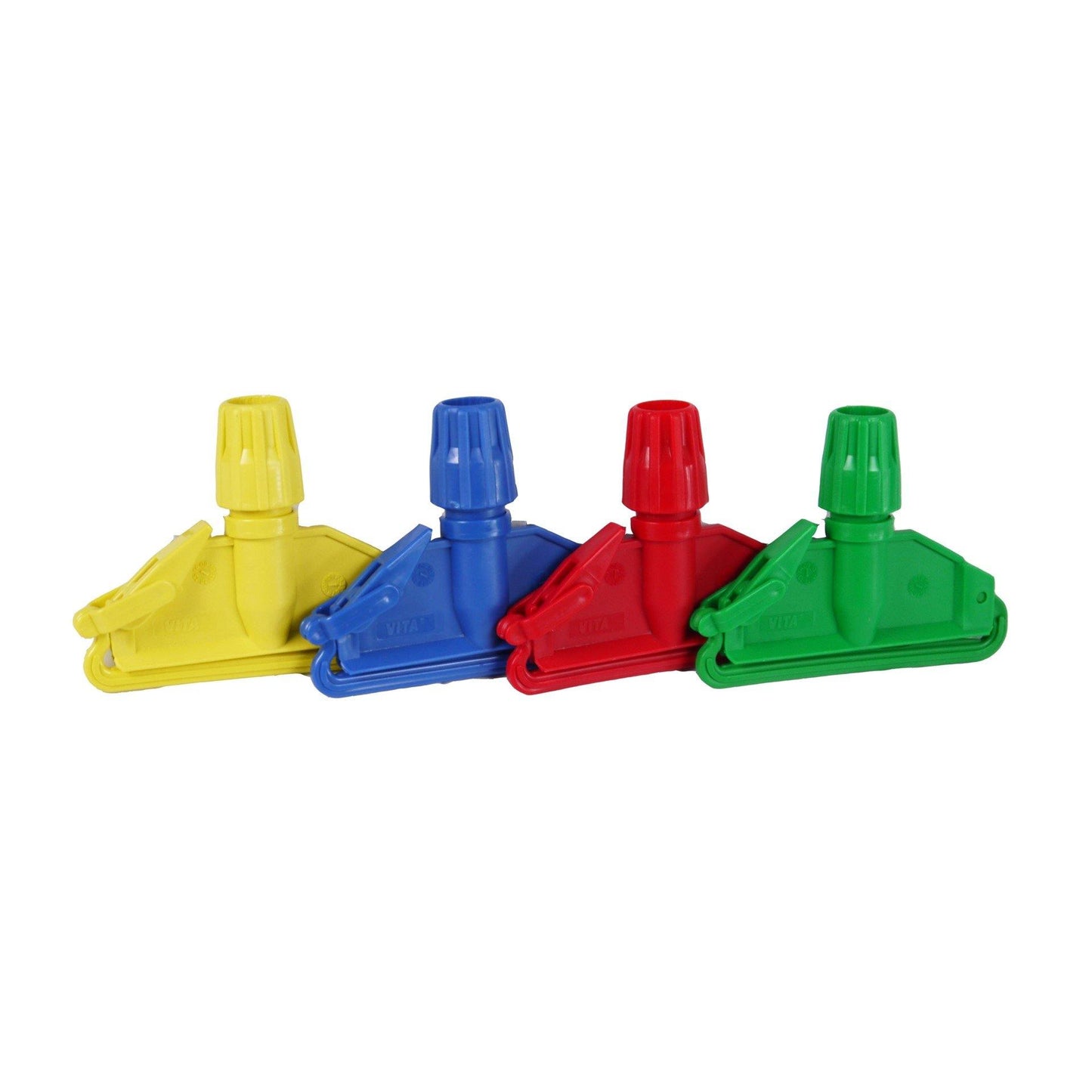 Plastic Mop Holder (Red. Yellow, Blue & Green) - Vita - Made in Taiwan-Daitona General Trading LLC