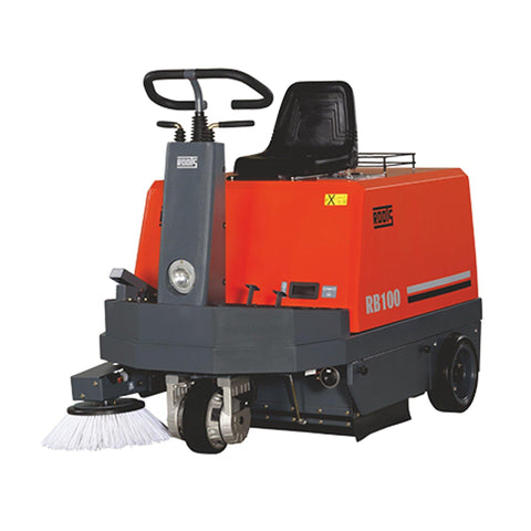 RB 100 Battery Operated Ride On Sweeper - Roots - Made in India-RTSRB100ROOTSWEEP-Daitona General Trading LLC