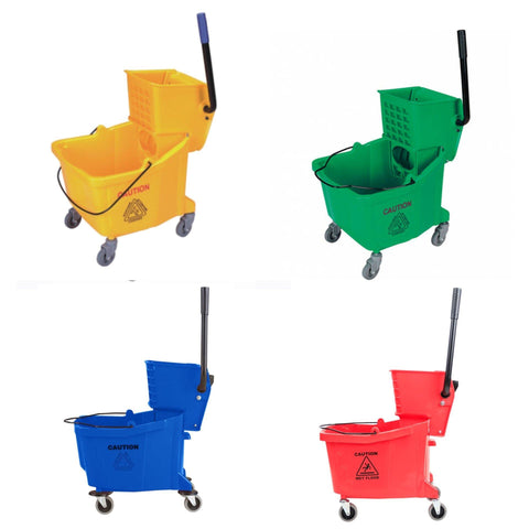 Single Mop Bucket Trolley 32LT - Baiyun - Made in China-Daitona General Trading LLC