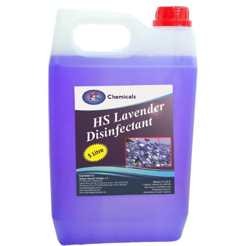 Floor Cleaner Lavender Disinfectant (5L) - Hygiene System - Made in the UAE-HS FLOOR CLEANER LAV-Daitona General Trading LLC