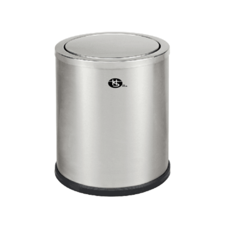 Stainless Steel Coated Swing Bin (15LT) - Hygiene System - Made in China-Daitona General Trading LLC