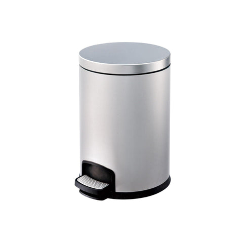 Stainless Steel Coated Dust Bin With Pedal 12LT - Hygiene System - Made in China-HS-Y01-12LT SS BIN-Daitona General Trading LLC