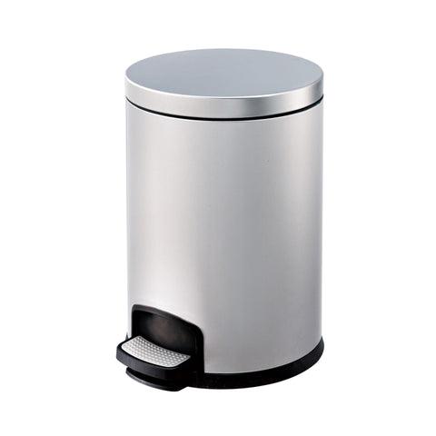 Stainless Steel Coated Dust Bin With Pedal 20LT - Hygiene System - Made in China-HS-Y01-20LT SS BIN-Daitona General Trading LLC