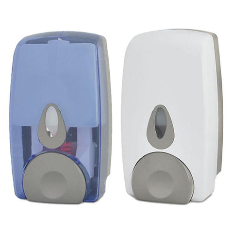 Hand Soap Dispenser 800ml (White & Transparent Blue) - AZ Hygiene-Daitona General Trading LLC