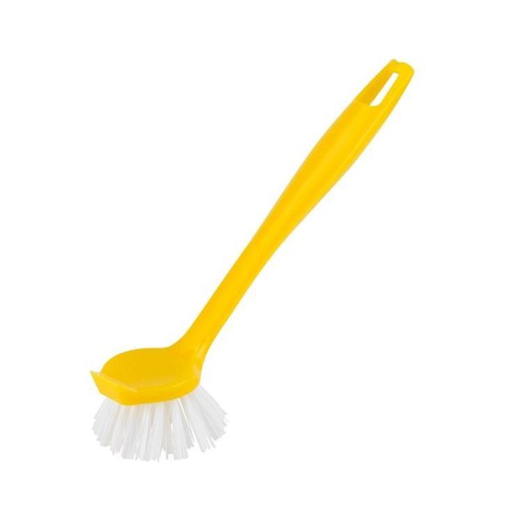 Round Dish Brush - Yellow - Made in Italy-Daitona General Trading LLC