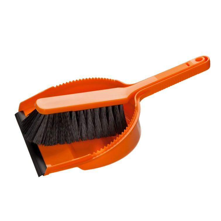 Dustpan Set (Citron Yellow & Mango Orange) Haug Bursten - Made in Germany-HB5603-Daitona General Trading LLC