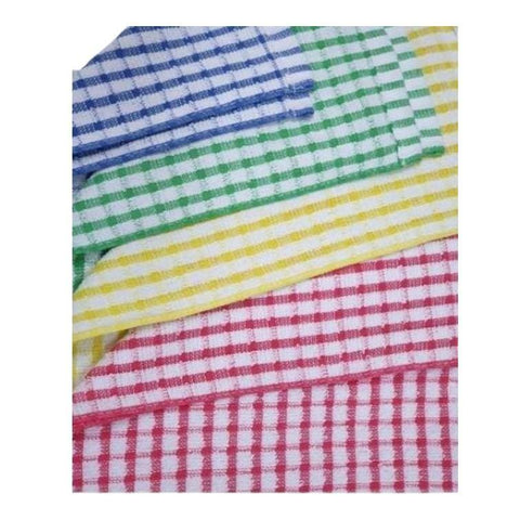 Kitchen Towel 43 x 68CM (Red, Green, Blue & Yellow) Hygiene System - Made in China-HSB79-Daitona General Trading LLC