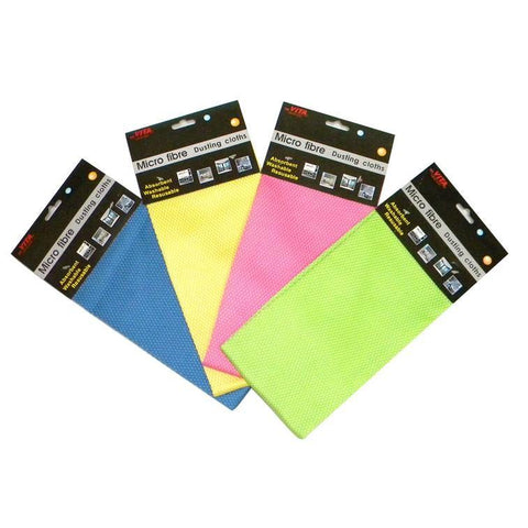 Microfiber Cloth Diamond Shape 40 x 60CM (Pink, Yellow, Blue & Green) Vita - Made in Taiwan-Daitona General Trading LLC
