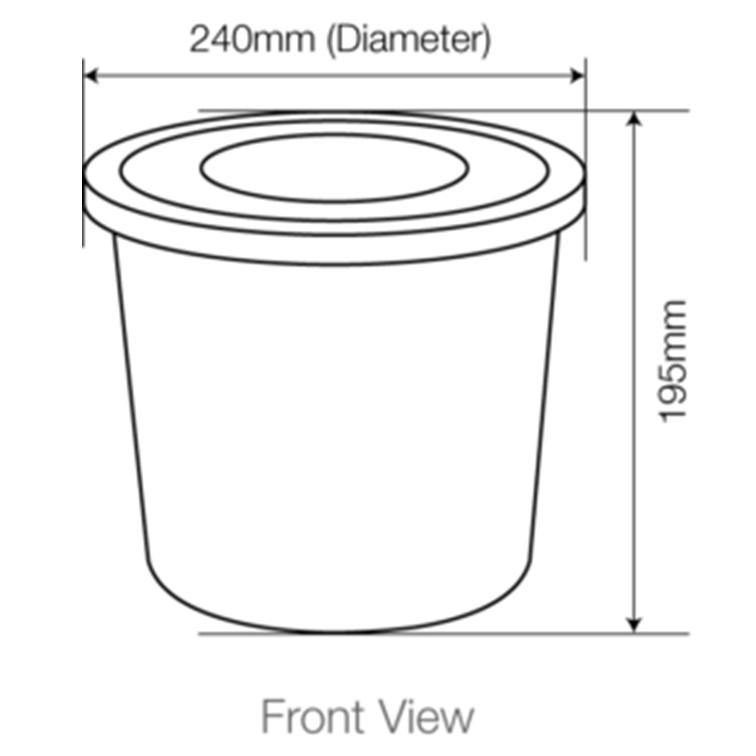 Para Deodorant Block (3 Kg) Plastic Drum - Made in Malaysia-Daitona General Trading LLC