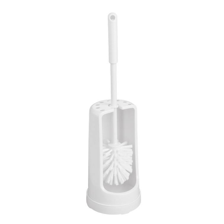 Toilet Brush Set (Beige, Grey & White) - Round - Haug Bursten - Made in Germany-HB658-Daitona General Trading LLC