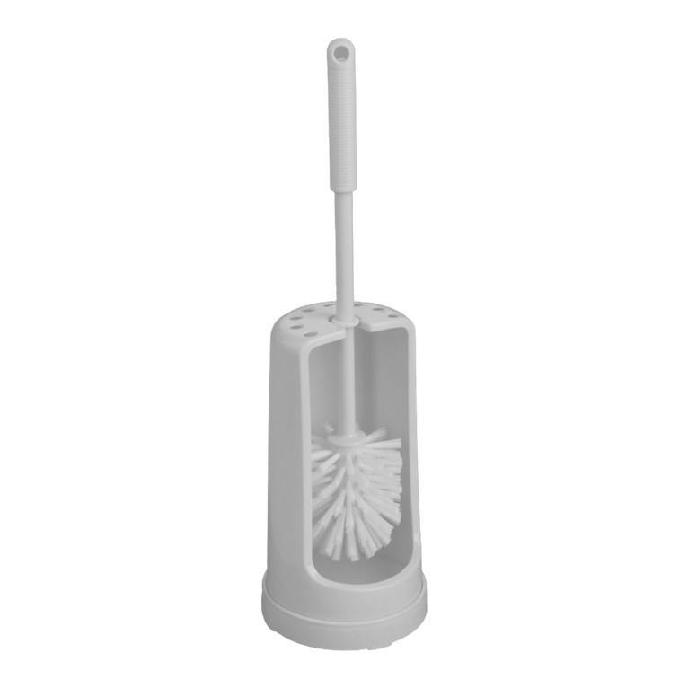 Toilet Brush Set (Beige, Grey & White) - Round - Haug Bursten - Made in Germany-HB657-Daitona General Trading LLC
