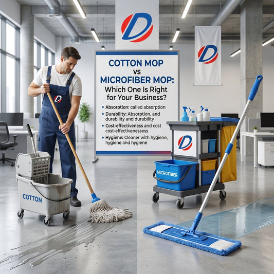 Cotton Mop vs Microfiber Mop: Which One Is Right for Your Business?