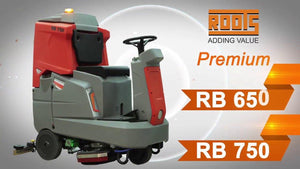 ROOTS RB 650 Compact Ride On Scrubber Drier - Made in India at Daitona General Trading LLC