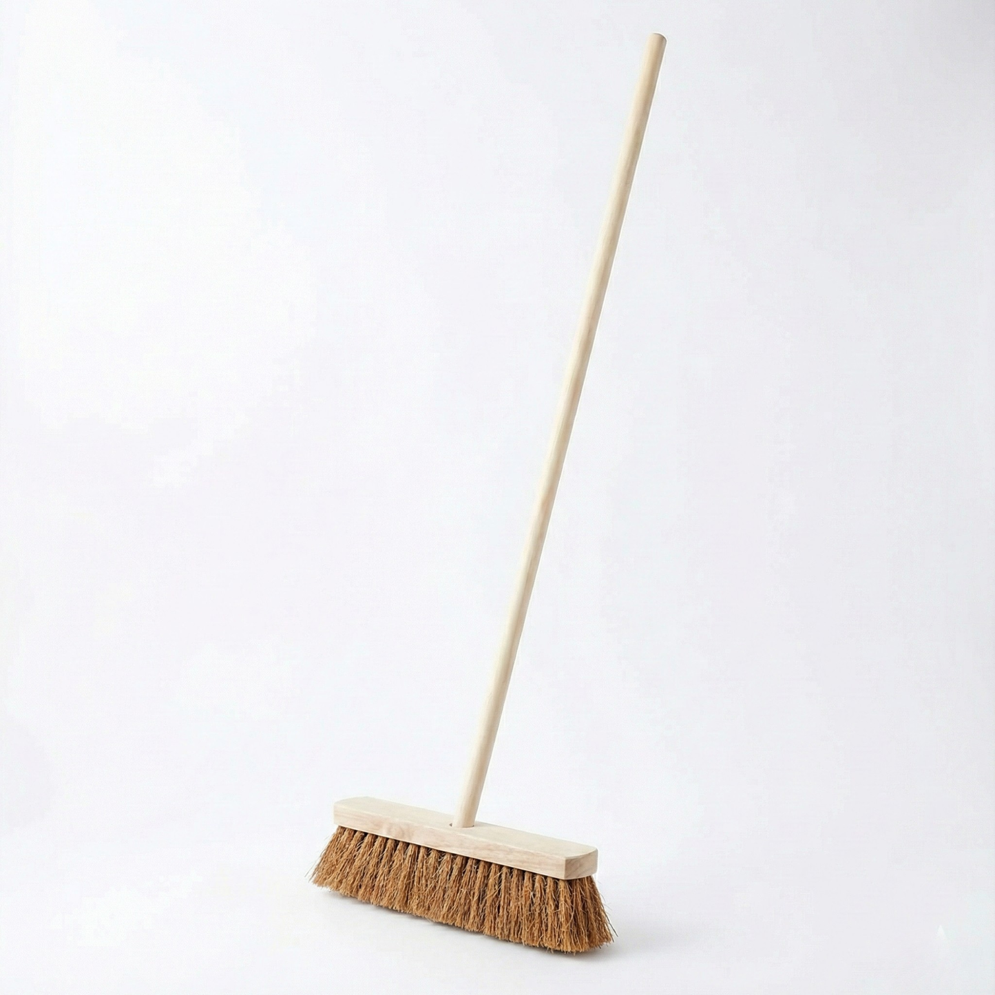 Coco Brush 12" With Wooden Handle - Made in Srilanka