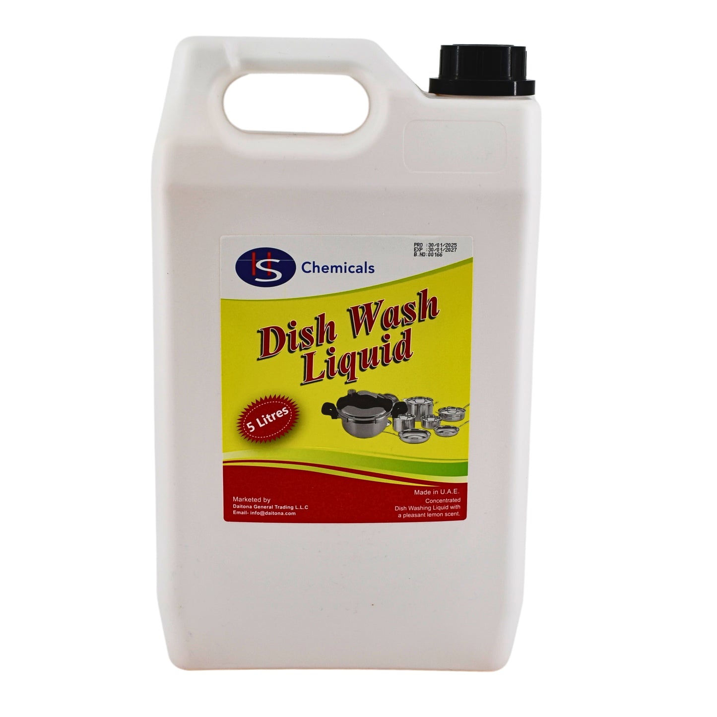 Dish Wash Liquid (5L) - Hygiene System - Made in the UAE-Daitona General Trading LLC
