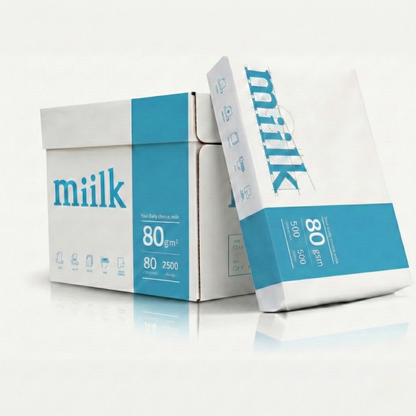 MIILK 80GSM A4 Multi Copying Paper | Premium Office Printer Paper For Laser & Inkjet Printing & Everyday Office Use | 210 x 297 mm