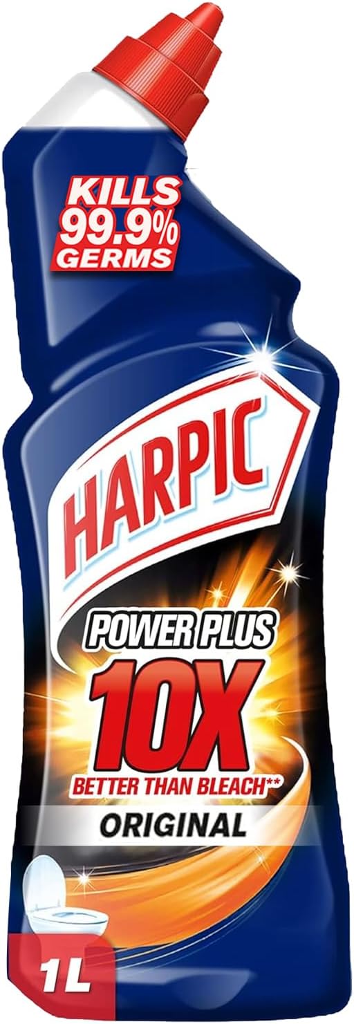 Harpic Original Power Plus Toilet Cleaner, 1L-Daitona General Trading LLC