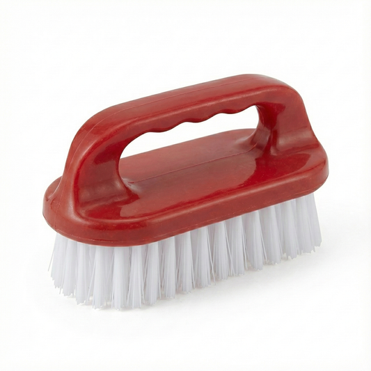 Oval Scrubbing Brush (Red) - Mr. Brush - Made in Italy