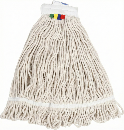 Kentucky Wet Mop Cotton 4 Tabs Round 400G White | Made In Pakistan
