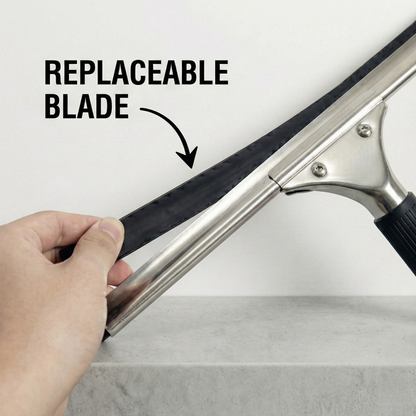 IPC Pulex Stainless Steel Window Squeegee 45 cm - Made in Italy