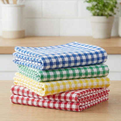 Hygiene System Kitchen Towels 43 x 68 cm (Red, Green, Blue & Yellow) | Made in China