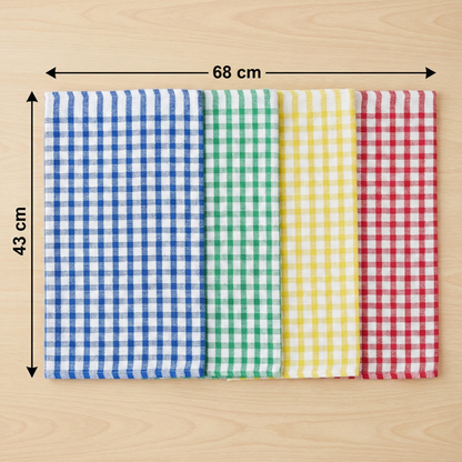 Hygiene System Kitchen Towels 43 x 68 cm (Red, Green, Blue & Yellow) | Made in China