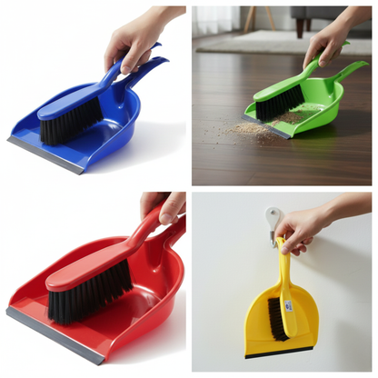 Hygiene System 2-in-1 Short Handle Dustpan & Brush Set