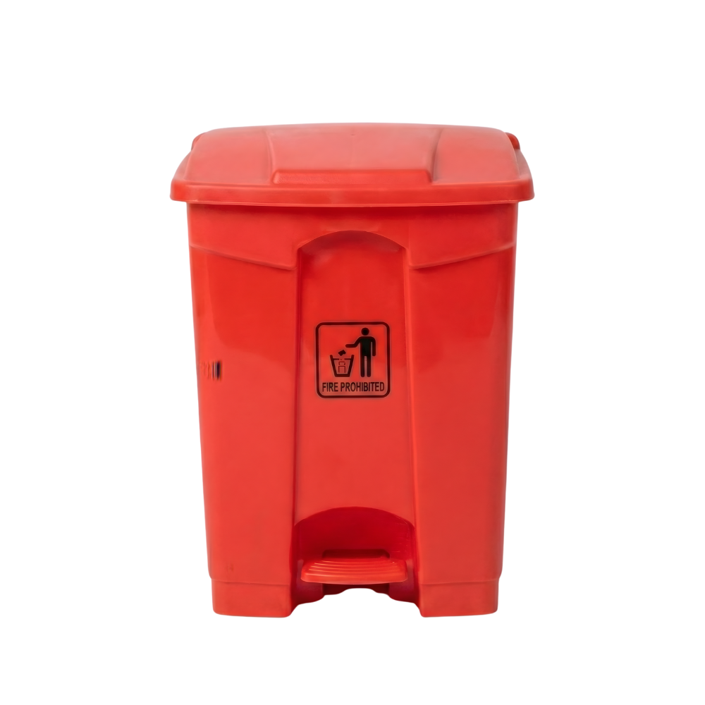 Garbage Can With Pedal 87LT (Red, Yellow, Blue, Green & Grey) Baiyun - Made in China