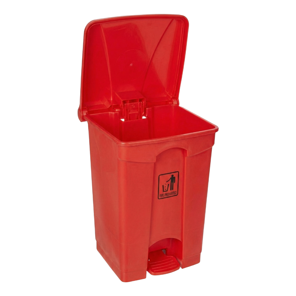 Garbage Can With Pedal 87LT (Red, Yellow, Blue, Green & Grey) Baiyun - Made in China