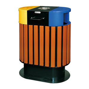 Two Compartment Iron Recycle Bin - Hygiene System - Made in China-Daitona General Trading LLC