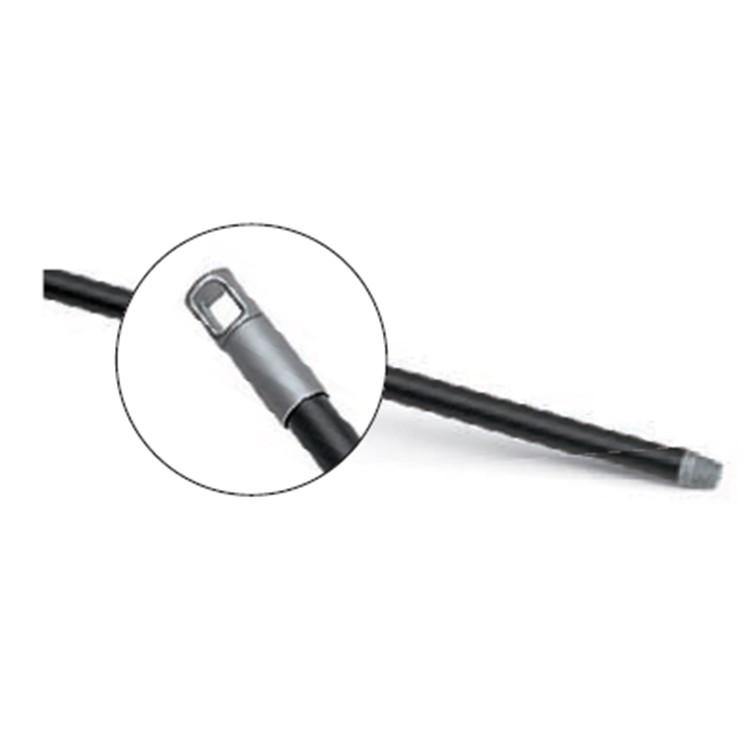 Metal Handle 140CM With Thread (Silver/Black) Coronet - Made in Germany-Daitona General Trading LLC
