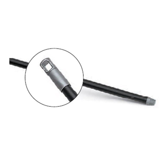 Metal Handle 140CM With Thread (Silver/Black) Coronet - Made in Germany-Daitona General Trading LLC
