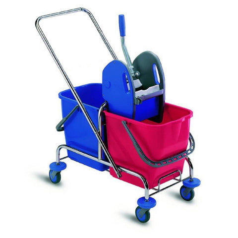 Double Mop Bucket Trolley 50LT (Blue) - IPC RS - Made in Italy-Daitona General Trading LLC