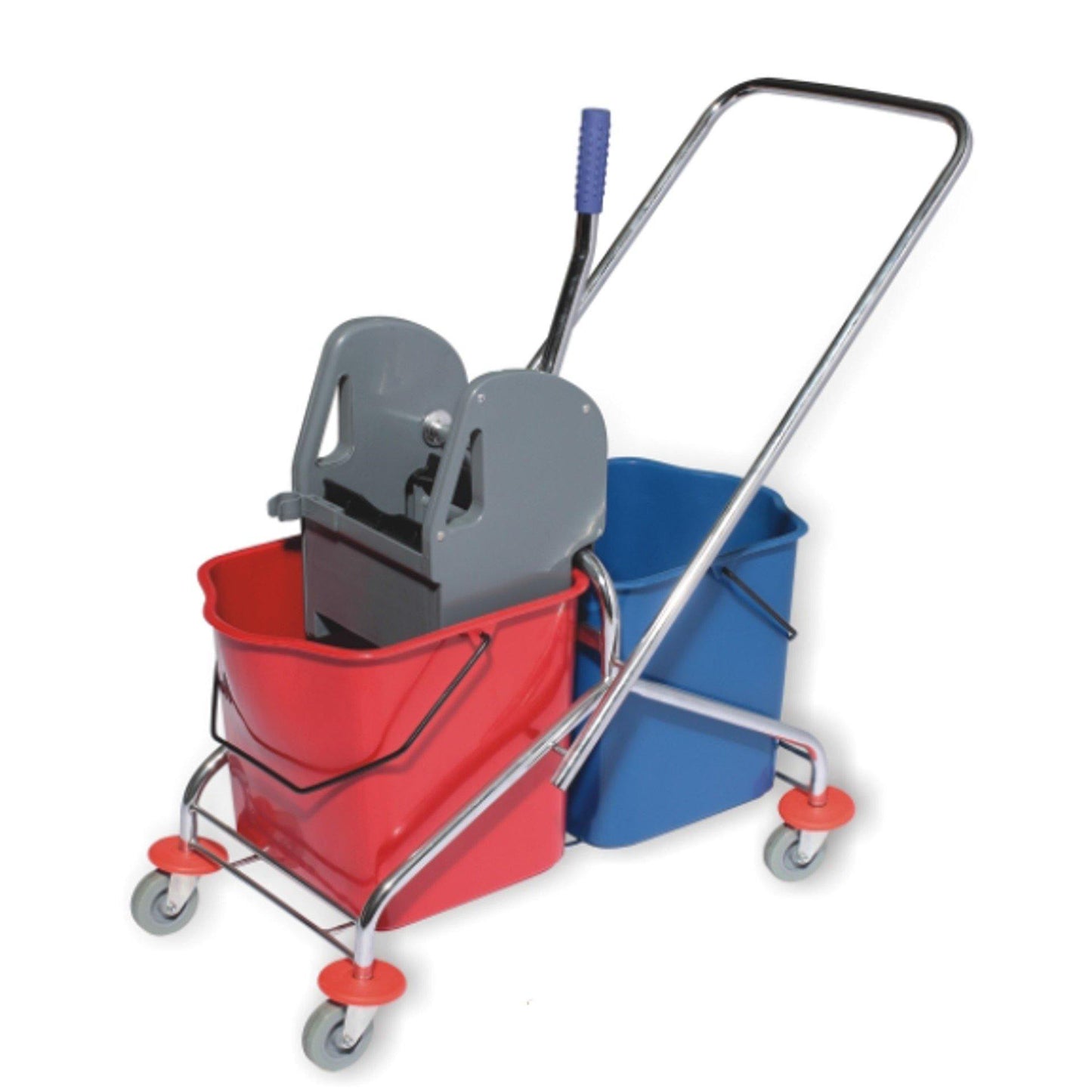 Double Mop Bucket Trolley Down Press 46LT (Grey) - Baiyun - Made in China-Daitona General Trading LLC