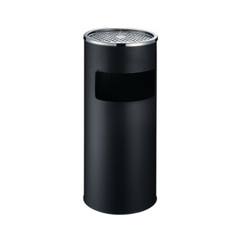 Epoxy Coated Black Ashtray Bin 17LT - Hygiene System - Made in China-JF959580SE-Daitona General Trading LLC