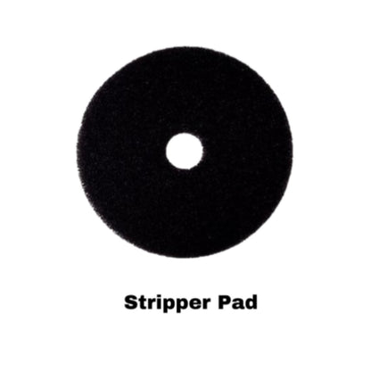 Floor Cleaning Pads 17" (Red, Black & White) - Hygiene System - Made in USA-Daitona General Trading LLC