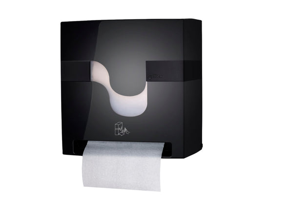 Sensor-controlled Automatic Hand Towel Dispenser - Battery Operated (White & Black) - Celtex - Made in Italy-CX95400-Daitona General Trading LLC