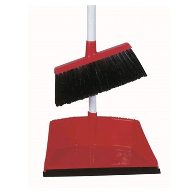 Long Dustpan Set - Open (Blue & Red) Mr. Brush - Made in Italy-MR800.12.01-Daitona General Trading LLC