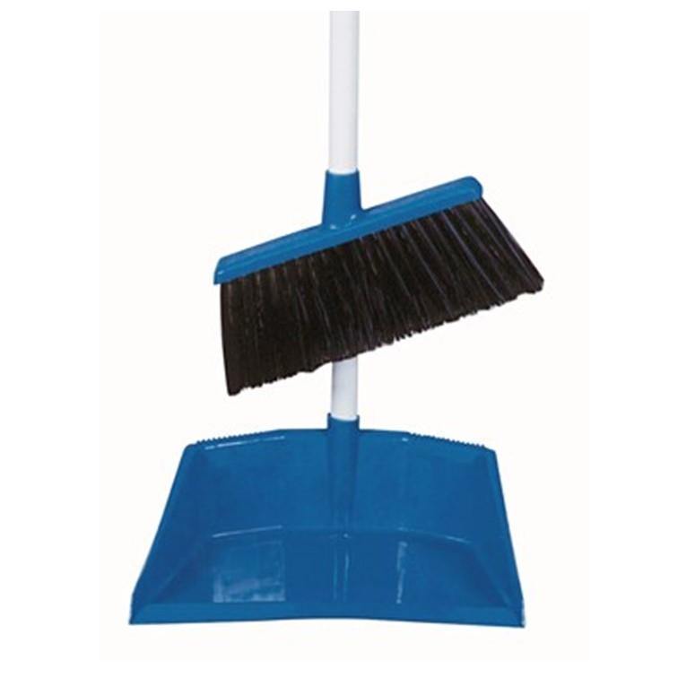 Long Dustpan Set - Open (Blue & Red) Mr. Brush - Made in Italy-MR800.12.01-Daitona General Trading LLC