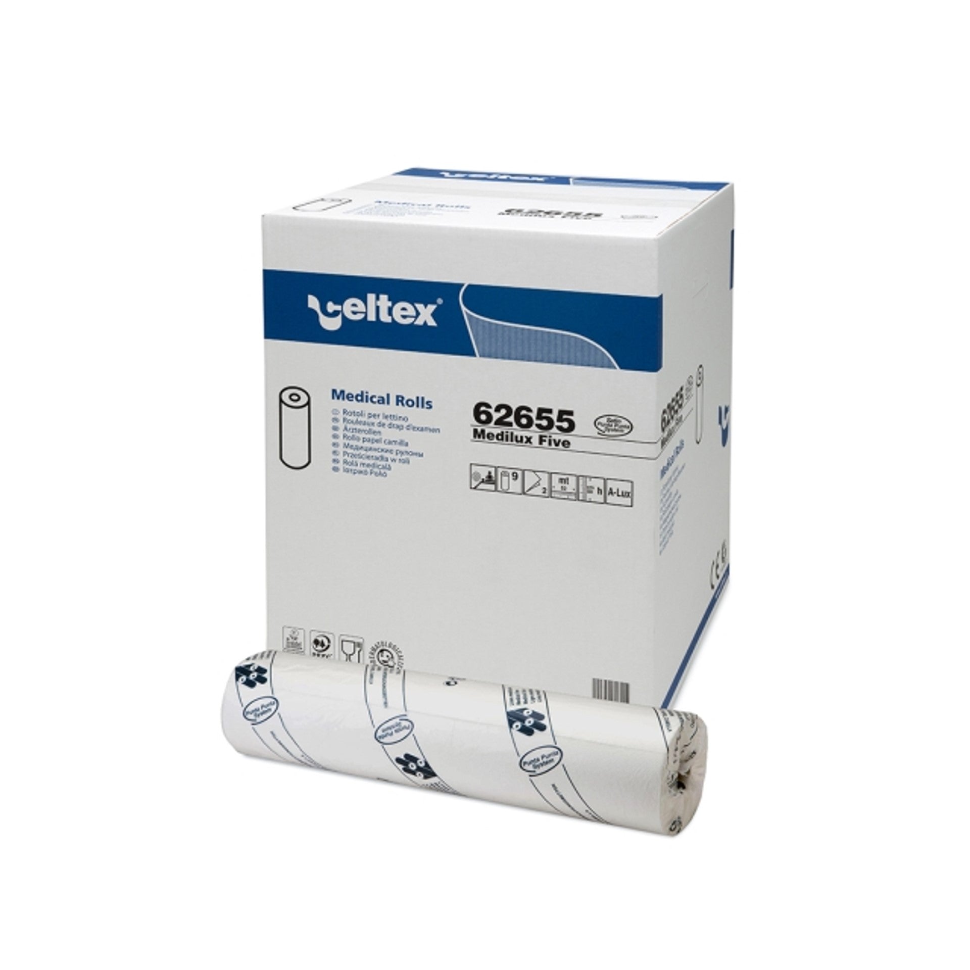 Medilux Five Couch Rolls 2 Ply (50 Mts) - Celtex - Made in Italy-Daitona General Trading LLC