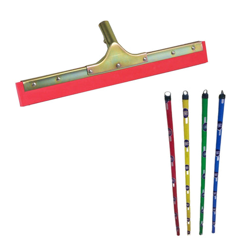 Metal Wiper 45CM (Gold/Red) With Wooden Handle - Vita - Made in Taiwan-Daitona General Trading LLC