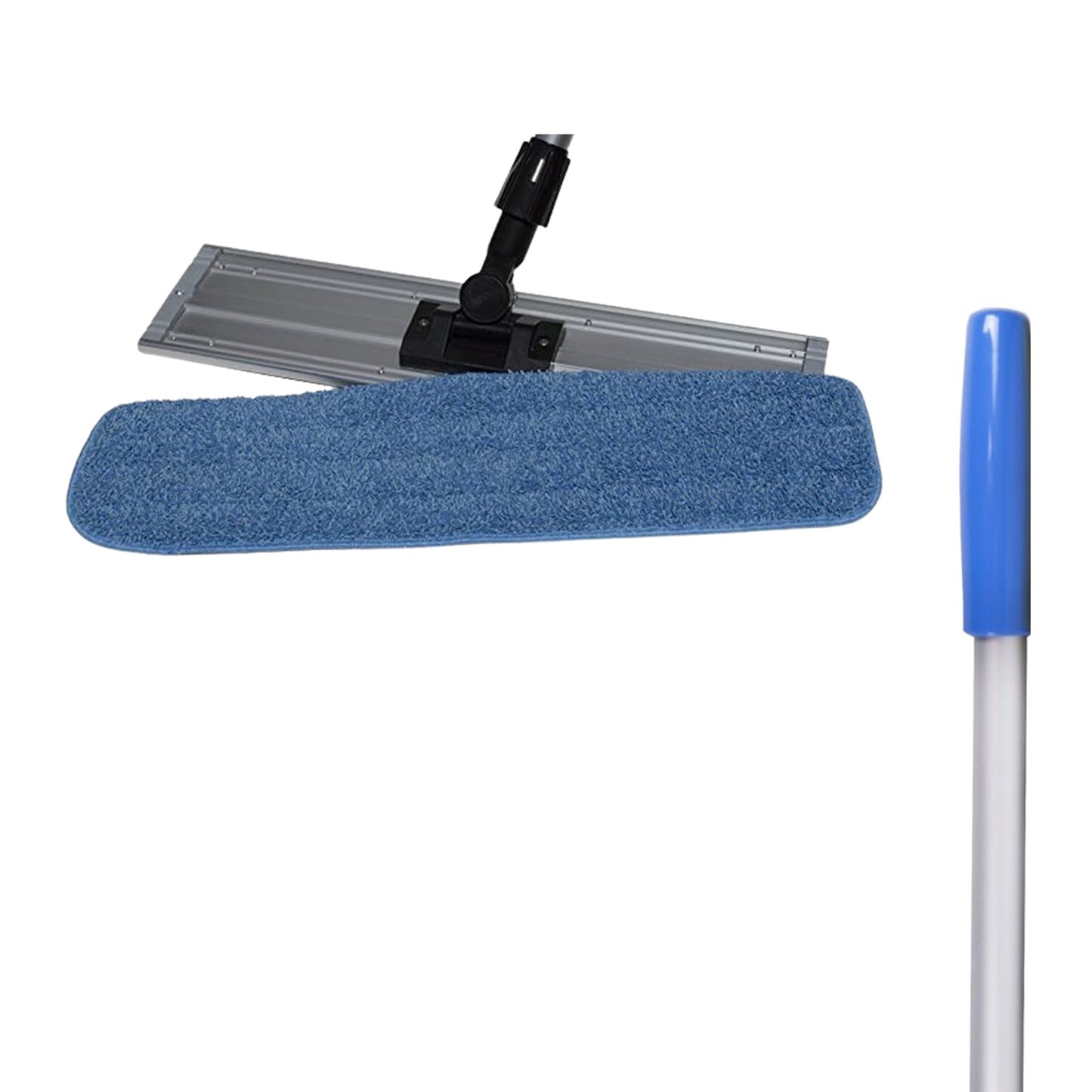 Microfiber Wet Mop 40CM (Blue) With Frame & Aluminium Handle - Vita - Made in Taiwan-Daitona General Trading LLC