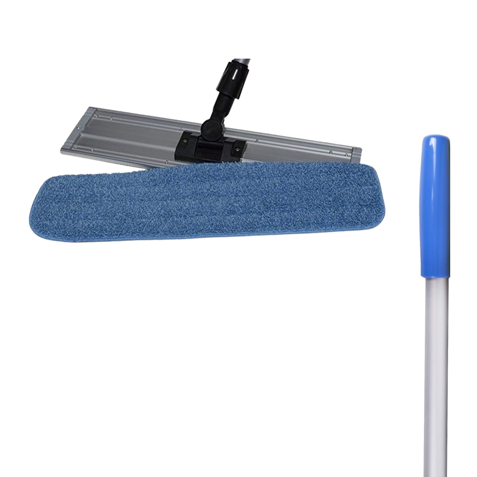 Microfiber Wet Mop 40CM (Blue) With Frame & Aluminium Handle - Vita - Made in Taiwan-Daitona General Trading LLC